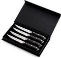 JoyJolt 4pc Steak Knives Set of 4. High Carbon, x50 German Steel Kitchen Knife Set, Magnetic Gift Boxed