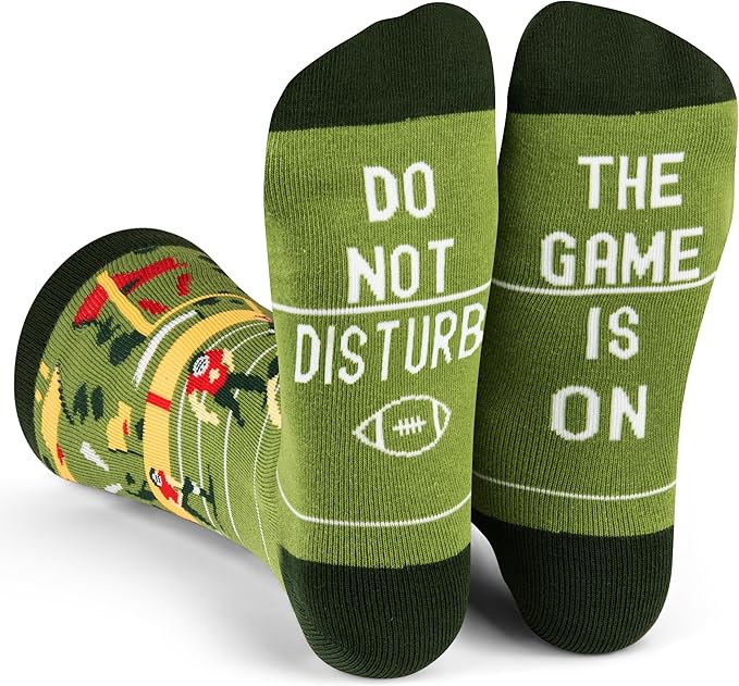 Lavley Funny Socks for Sports Fans and Players - Cool Novelty Gifts for Men, Women, & Teens