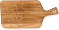 Weddingstar Personalized Wooden Paddle Cutting Board or Serving Board With Handle 13.5" x 6.5" - Modern Couple Etching