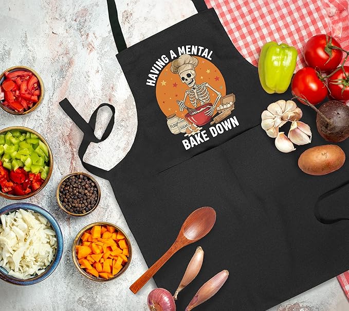 Funny Cafeteria Crew Aprons with Pockets, Cafeteria Worker Staff Appreciation Gifts