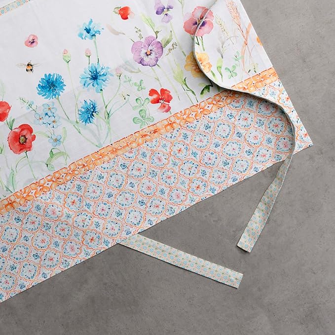 Maison d' Hermine 100% Cotton Apron for women with Pocket Kitchen Chef Apron for Men Cooking Gardening Server Waitress