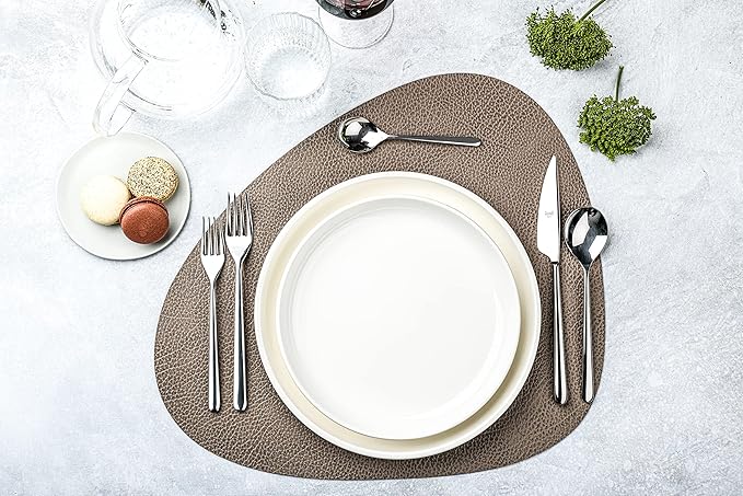 MEPRA 104822005 Linea 5 Pcs Place Setting - Stainless Steel Tableware, Dishwasher Safe Cutlery