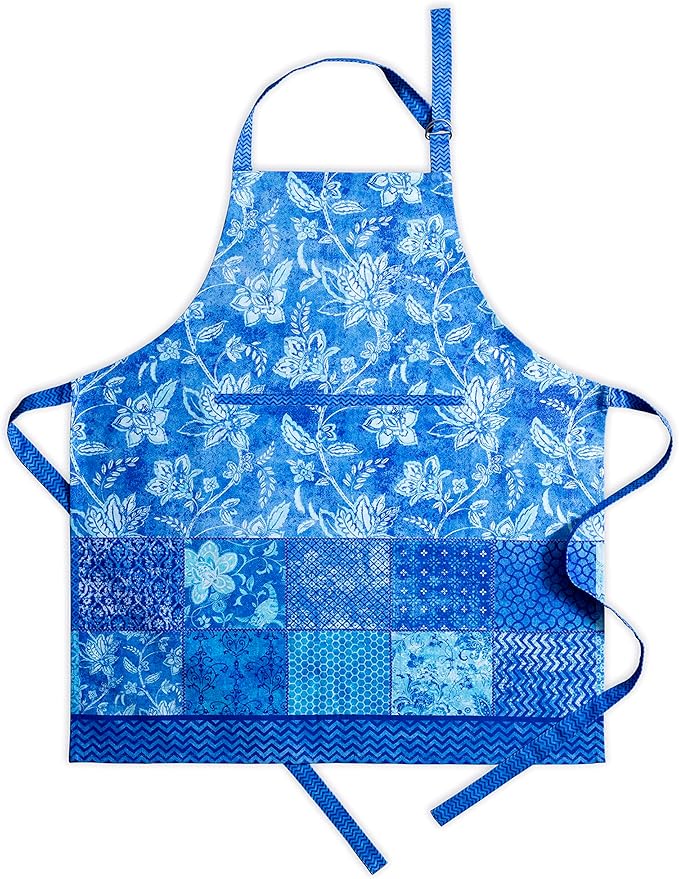 Maison d' Hermine 100% Cotton Apron for women with Pocket Kitchen Chef Apron for Men Cooking Gardening Server Waitress