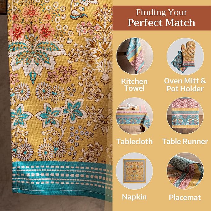 Maison d' Hermine 100% Cotton Apron for women with Pocket Kitchen Chef Apron for Men Cooking Gardening Server Waitress