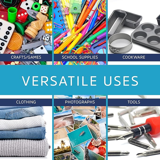 GPI - 10" x 12" 1 Gallon Zip Bags, 500 Count, 2 Mil, Clear Plastic Reclosable Poly Baggies, with Resealable Zip Top Lock. for A4 Letter Size Paper, Apparel, Clothing, Food, Home & Office Supplies.