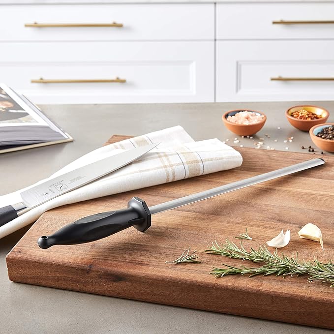 Mercer Culinary Diamond Honing Steel, 12 Inch