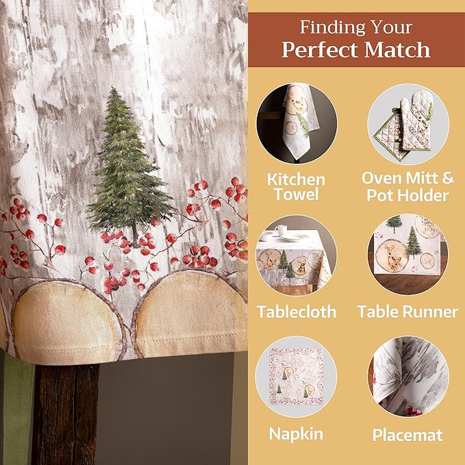 Maison d' Hermine 100% Cotton Apron for women with Pocket Kitchen Chef Apron for Men Cooking Gardening Server Waitress