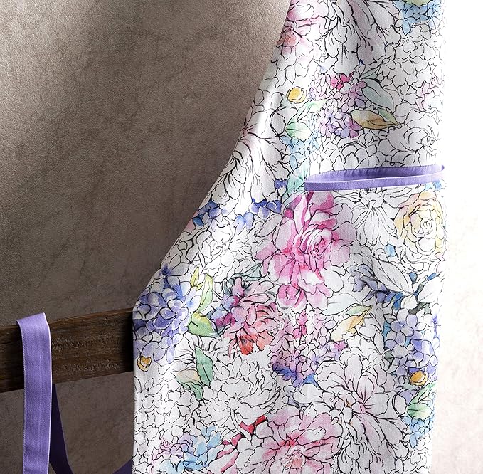 Maison d' Hermine 100% Cotton Apron for women with Pocket Kitchen Chef Apron for Men Cooking Gardening Server Waitress