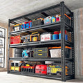 REIBII 48" W Garage Shelves, 5-Tier Garage Shelving Load 2750LBS, Adjustable Metal Storage Shelves, Wire Shelving for Basement, Warehouse, Workshop, Kitchen, 48" W x 18" D x 72" H