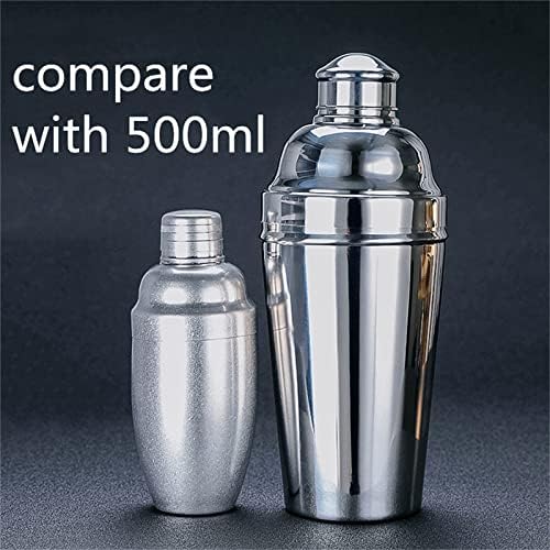 Stainless Steel Professional Cocktail Shaker - 60 oz Large Drink Shaker with Strainer for Bartending - Margarita Mixer