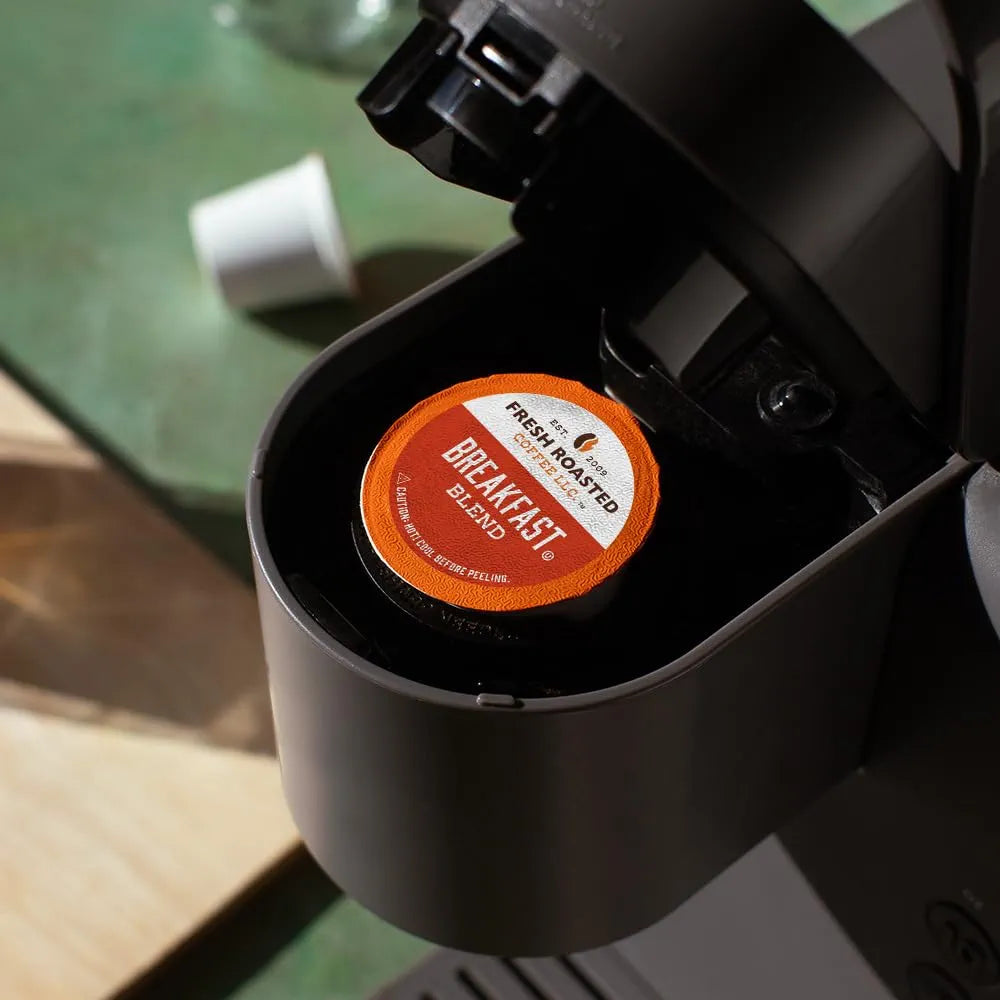 Fresh Roasted Coffee, Breakfast Blend, Light Roast, 96 Pods for K Cup Brewers
